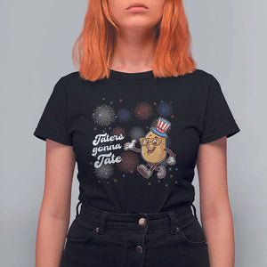 Funny Tater Tot Foodie T Shirt For Women Taters Gonna Tate Potato TS11 Black Print Your Wear