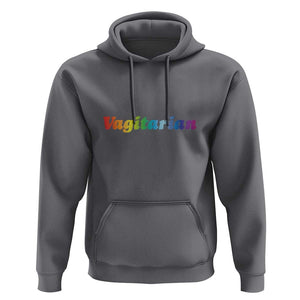 Funny Lesbian Hoodie Vagitarian LGBT Pride Month TS11 Charcoal Print Your Wear