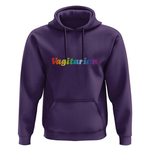 Funny Lesbian Hoodie Vagitarian LGBT Pride Month TS11 Purple Print Your Wear