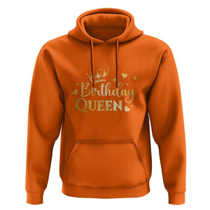 B-Day Girl Hoodie Birthday Queen Women Matching TS11 Orange Print Your Wear