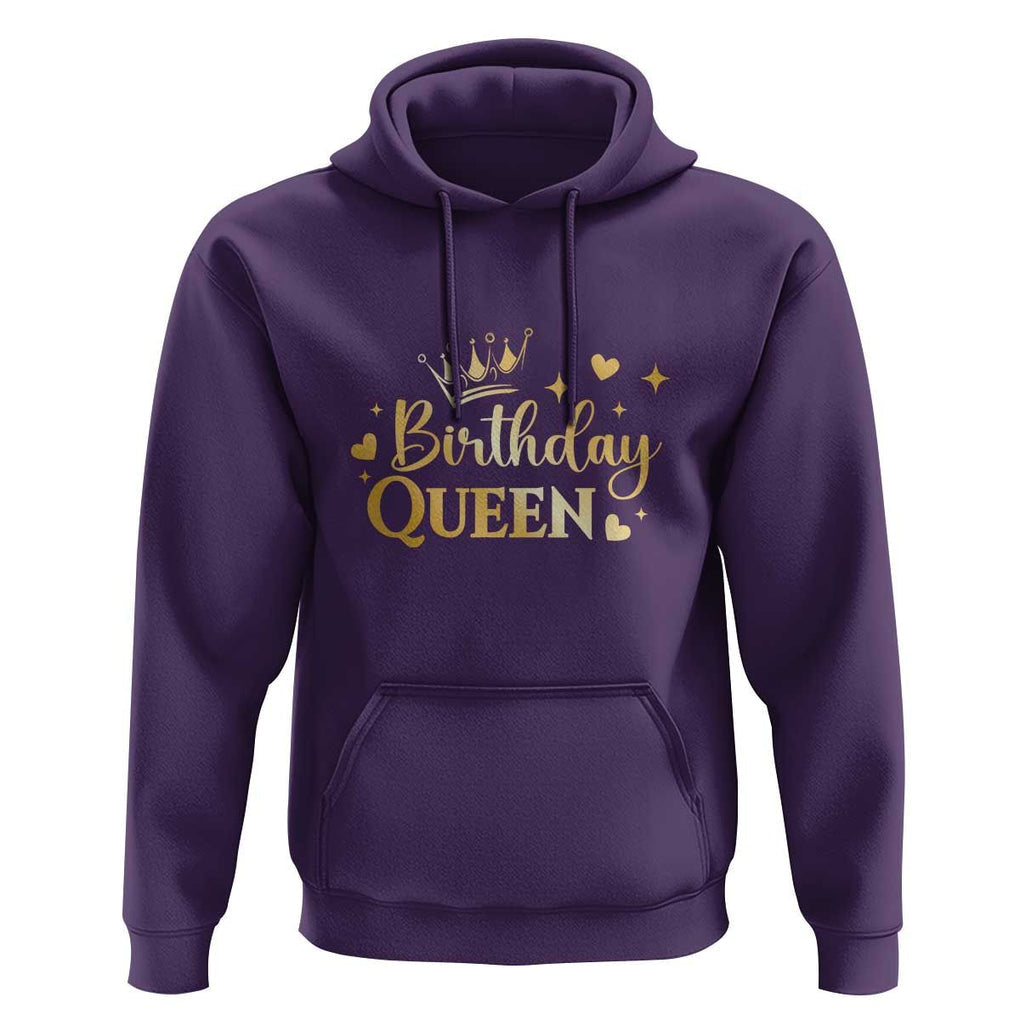B-Day Girl Hoodie Birthday Queen Women Matching TS11 Purple Print Your Wear