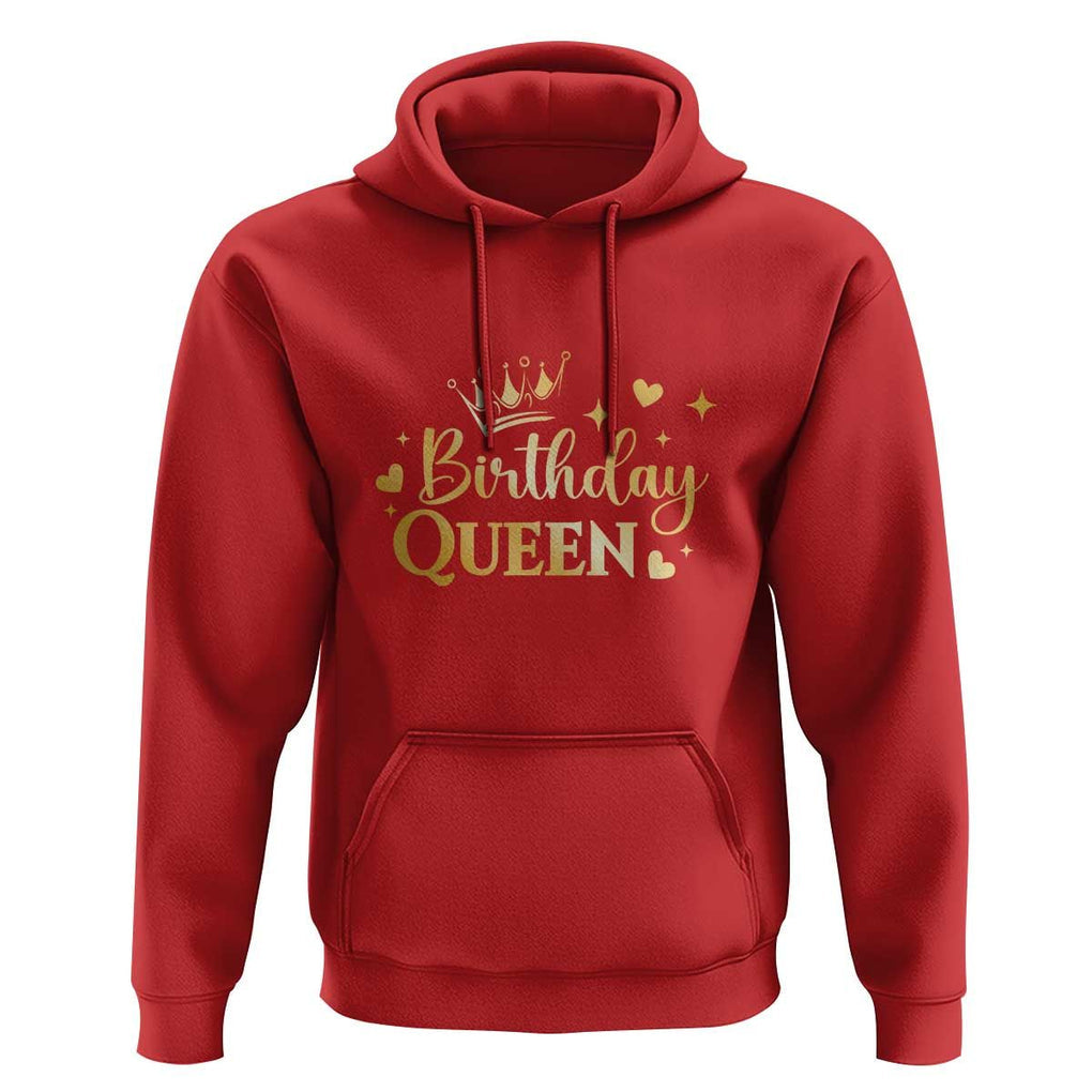 B-Day Girl Hoodie Birthday Queen Women Matching TS11 Red Print Your Wear