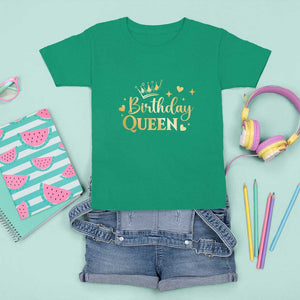 B-Day Girl T Shirt For Kid Birthday Queen Women Matching TS11 Irish Green Print Your Wear