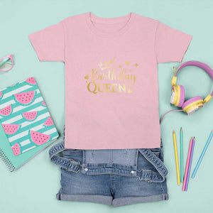 B-Day Girl T Shirt For Kid Birthday Queen Women Matching TS11 Light Pink Print Your Wear