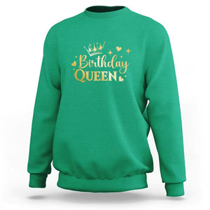 B-Day Girl Sweatshirt Birthday Queen Women Matching TS11 Irish Green Print Your Wear
