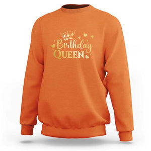 B-Day Girl Sweatshirt Birthday Queen Women Matching TS11 Orange Print Your Wear