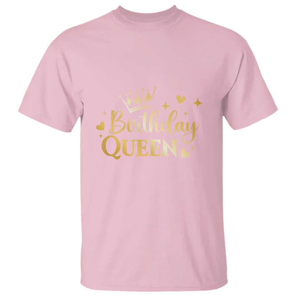 B-Day Girl T Shirt Birthday Queen Women Matching TS11 Light Pink Print Your Wear