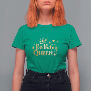 B-Day Girl T Shirt For Women Birthday Queen Women Matching TS11 Irish Green Print Your Wear