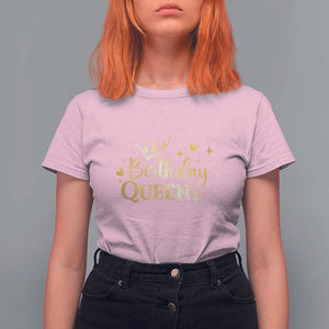 B-Day Girl T Shirt For Women Birthday Queen Women Matching TS11 Light Pink Print Your Wear