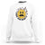 LGBT Free Dad Hugs Sweatshirt Gay Pride Month Retro Groove Smiley Face Community TS11 White Print Your Wear