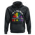 LGBT Pride Hoodie In A World Where You Can Be Anything Be Kind LGBTQ Flag Daisy TS11 Black Print Your Wear