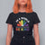 LGBT Pride T Shirt For Women In A World Where You Can Be Anything Be Kind LGBTQ Flag Daisy TS11 Black Print Your Wear