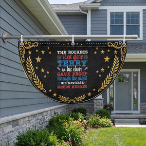 Funny The Rockets Red Glare Terry In His Chair His Reverse Needs Repair Patriotic Fan Flag 4th Of July Meme