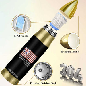 Funny Give Me Liberty Or Give Me Death Bullet Tumbler Patrick Henry Quote Grand Union Flag TS11 Print Your Wear