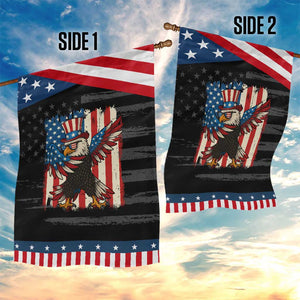 Funny Patriotic Dabbing American Flag Bald Eagle 4th Of July Garden Flag TS11 Print Your Wear