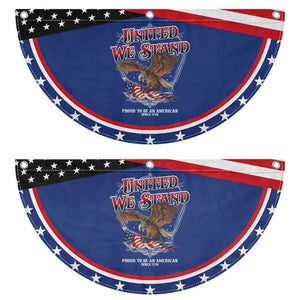 United We Stand Proud To Be An American Since 1776 Patriotic Fan Flag Patriotic USA Flag Eagle