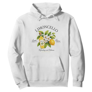 Italian Summer Limoncello Lemon Liqueur Amalfi Italy Hoodie TS11 White Print Your Wear