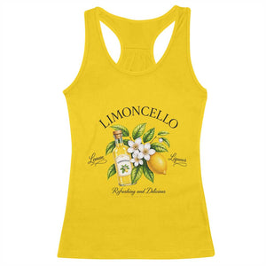Italian Summer Limoncello Lemon Liqueur Amalfi Italy Racerback Tank Top TS11 Daisy Print Your Wear