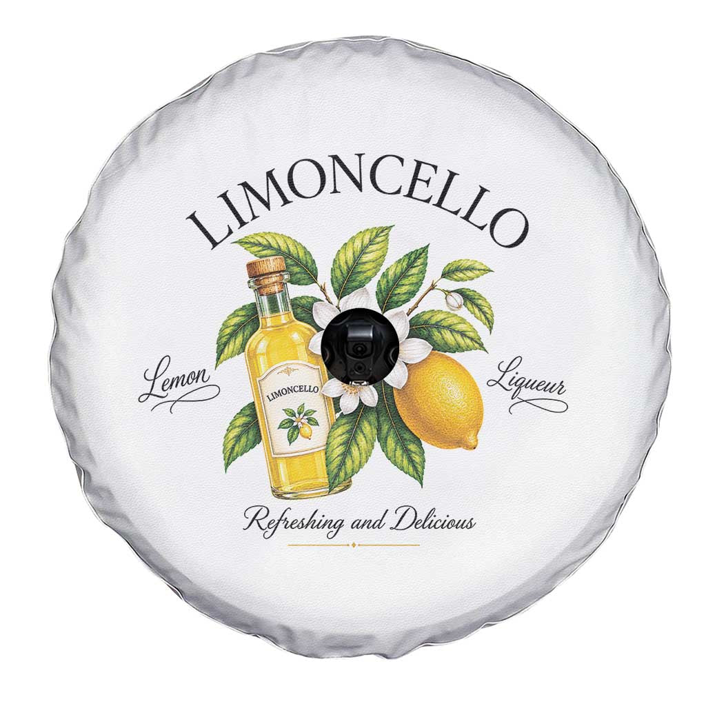 Italian Summer Limoncello Lemon Liqueur Amalfi Italy Spare Tire Cover TS11 Print Your Wear