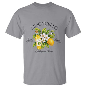 Italian Summer Limoncello Lemon Liqueur Amalfi Italy T Shirt TS11 Sport Gray Print Your Wear