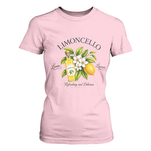 Italian Summer Limoncello Lemon Liqueur Amalfi Italy T Shirt For Women TS11 Light Pink Print Your Wear
