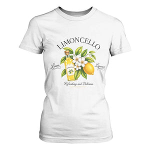 Italian Summer Limoncello Lemon Liqueur Amalfi Italy T Shirt For Women TS11 White Print Your Wear