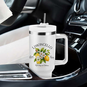Italian Summer Limoncello Lemon Liqueur Amalfi Italy Tumbler With Handle TS11 Print Your Wear