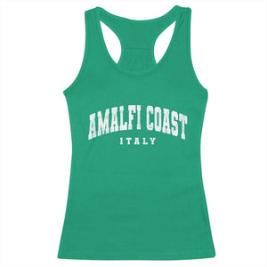 Amalfi Coast Italy Vintage Travel Souvenirs Racerback Tank Top TS11 Irish Green Print Your Wear