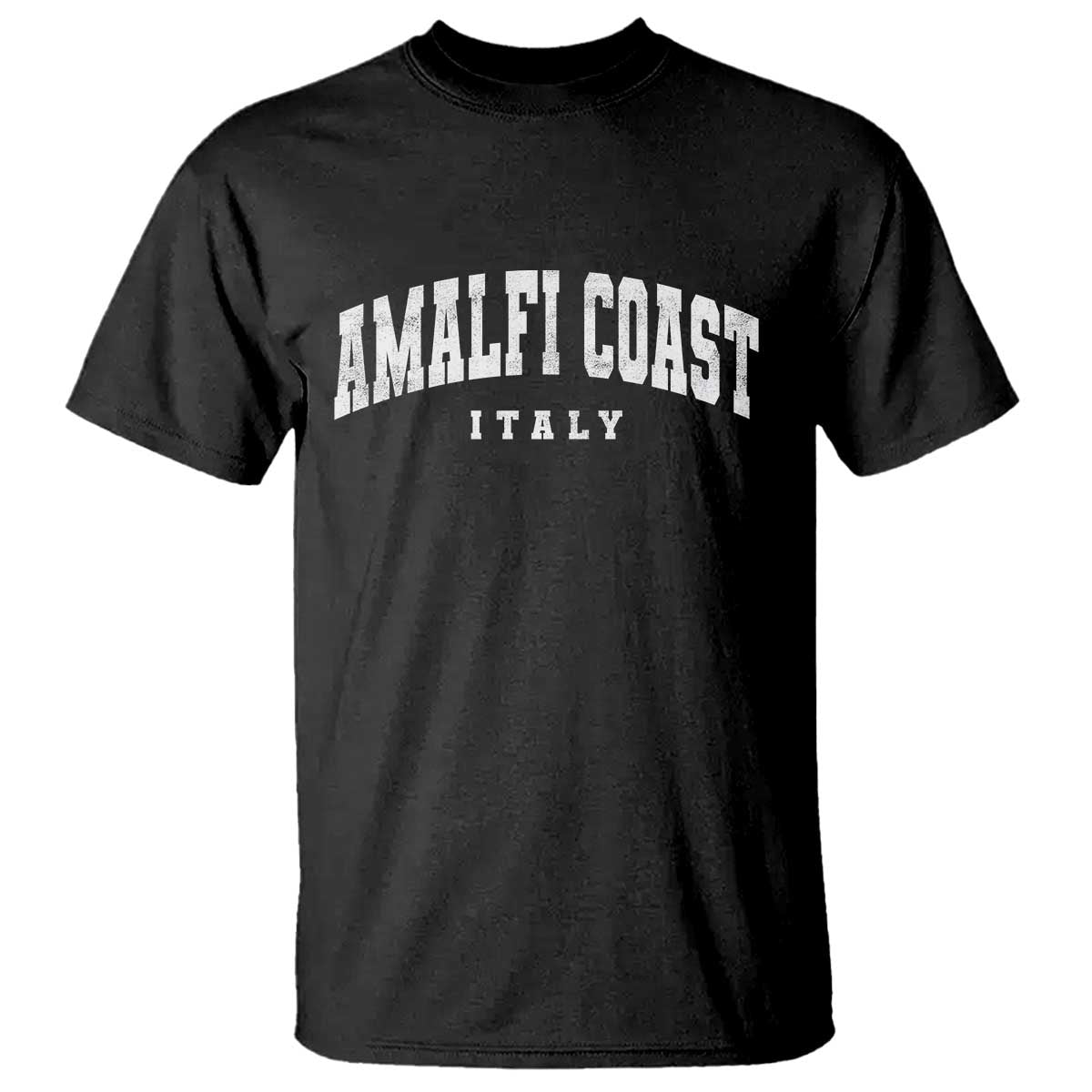 Amalfi Coast Italy Vintage Travel Souvenirs T Shirt TS11 Black Print Your Wear