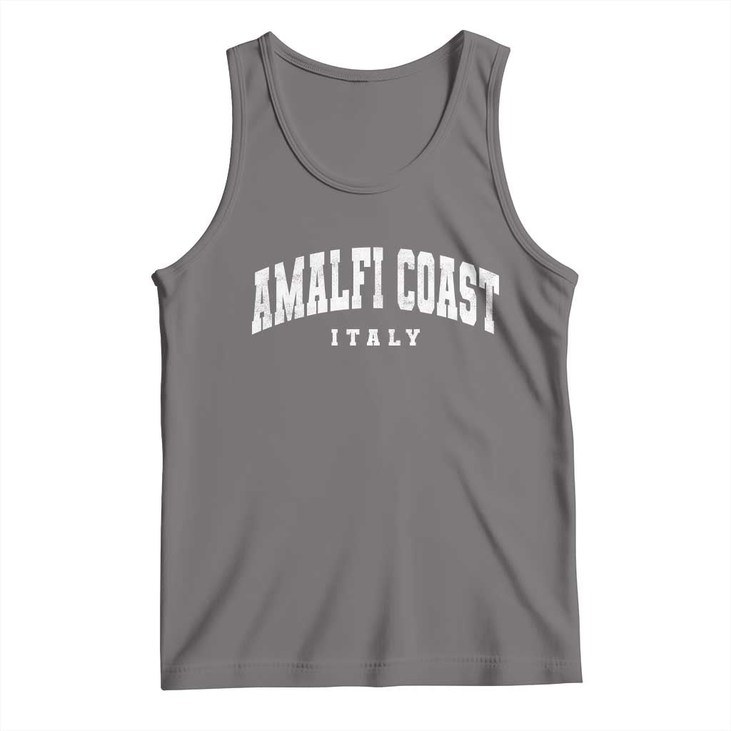 Amalfi Coast Italy Vintage Travel Souvenirs Tank Top TS11 Deep Heather Print Your Wear