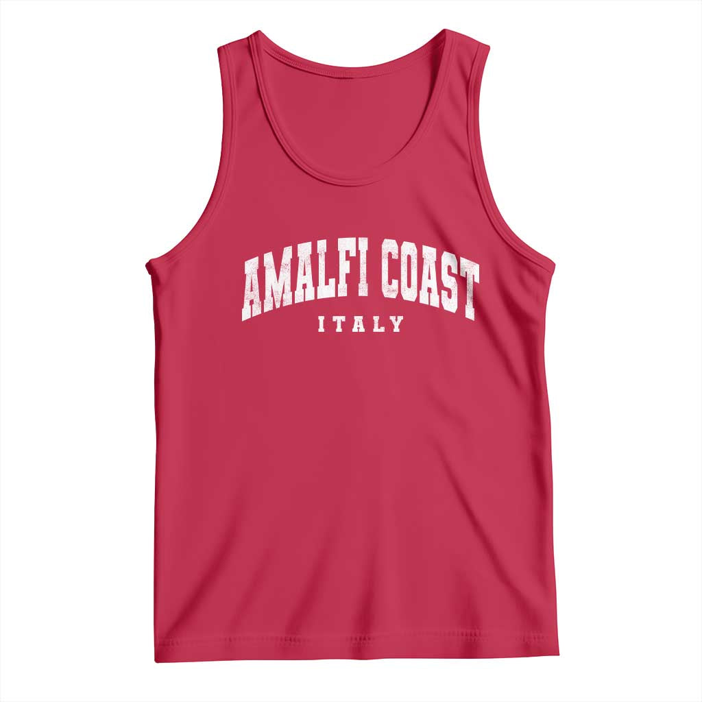 Amalfi Coast Italy Vintage Travel Souvenirs Tank Top TS11 Red Print Your Wear