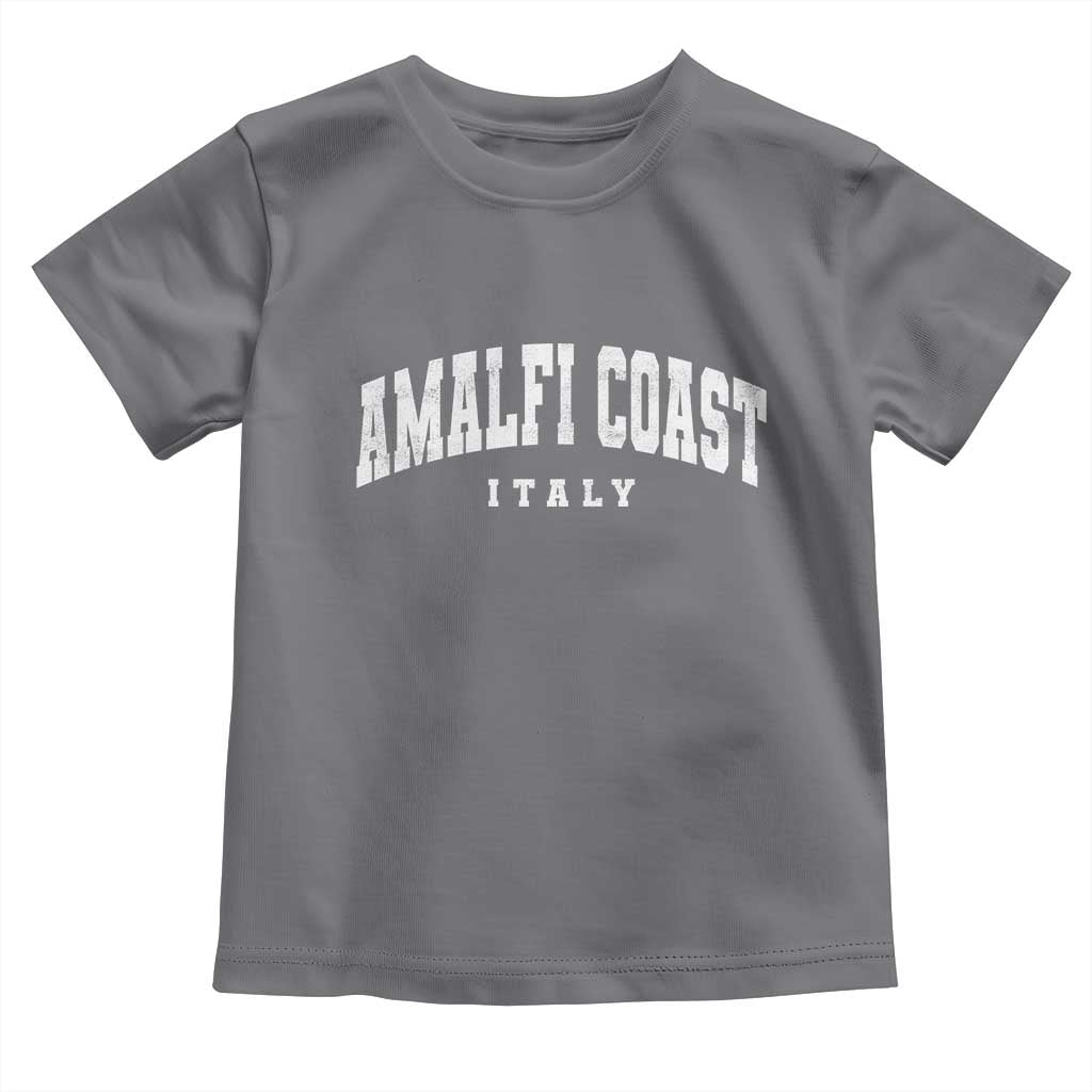 Amalfi Coast Italy Vintage Travel Souvenirs Toddler T Shirt TS11 Charcoal Print Your Wear