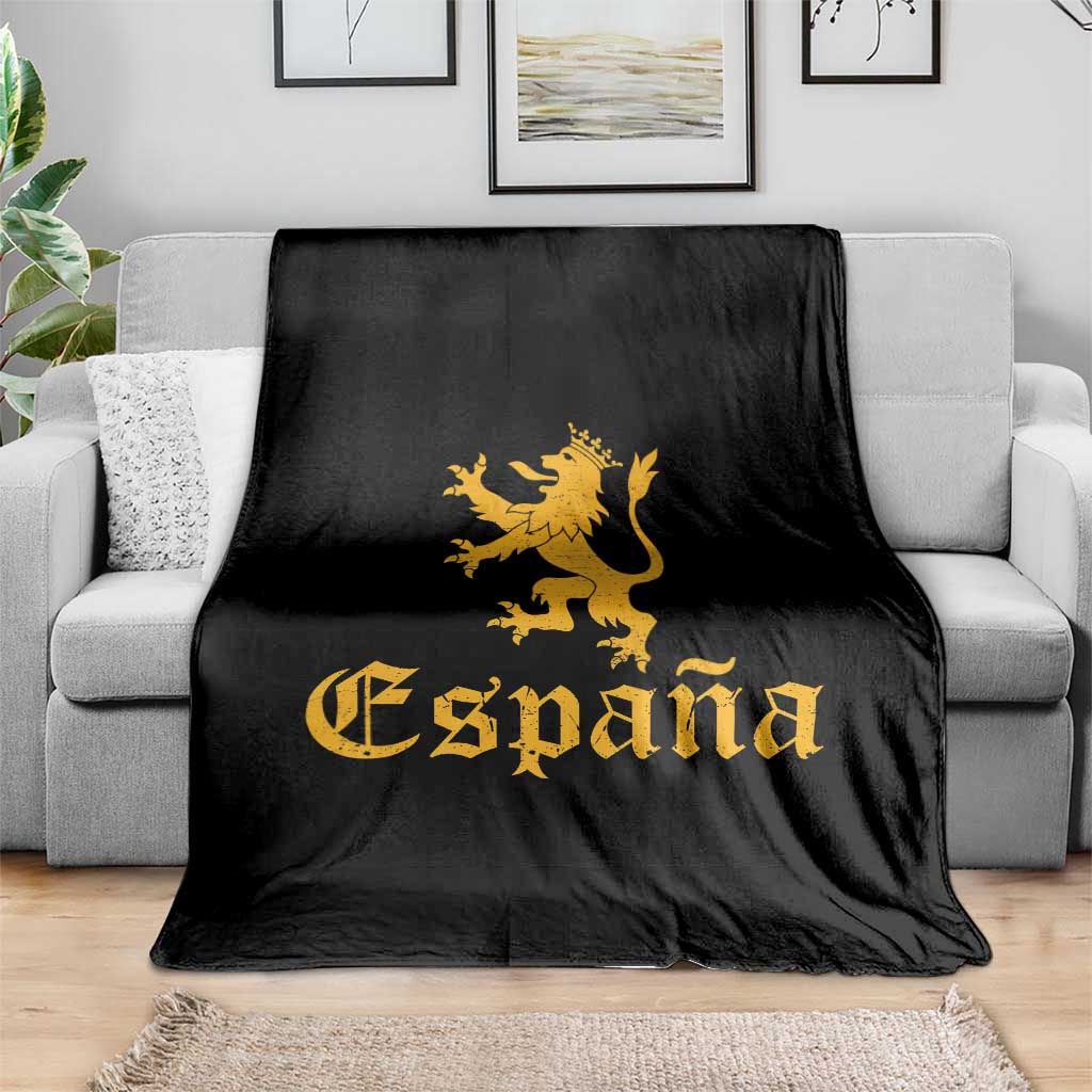 Espana Spain Lion Symbol Spanish Spaniard Pride Throw Blanket