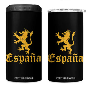 Espana Spain Lion Symbol Spanish Spaniard Pride 4 in 1 Can Cooler Tumbler