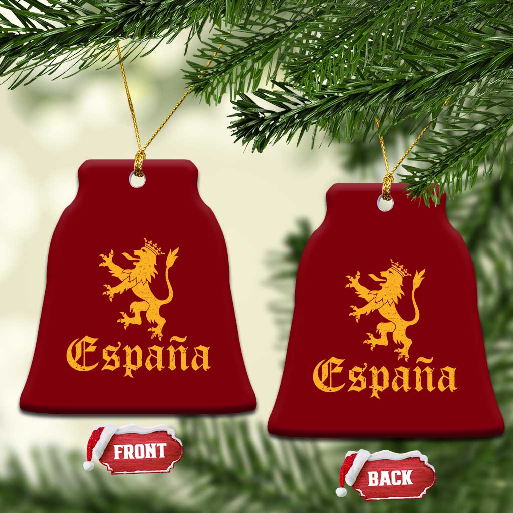 Espana Spain Lion Symbol Spanish Spaniard Pride Ceramic Ornament