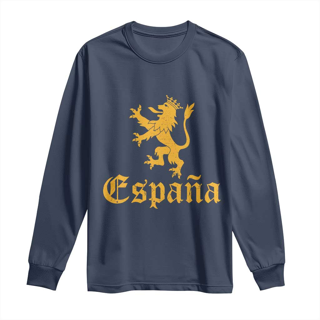 Espana Spain Lion Symbol Spanish Spaniard Pride Long Sleeve Shirt