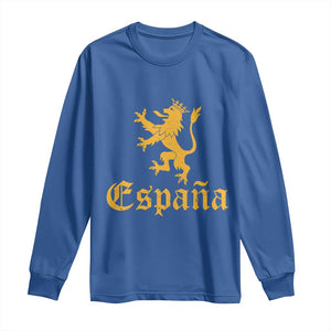 Espana Spain Lion Symbol Spanish Spaniard Pride Long Sleeve Shirt