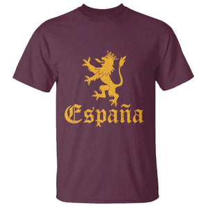 Espana Spain Lion Symbol Spanish Spaniard Pride T Shirt