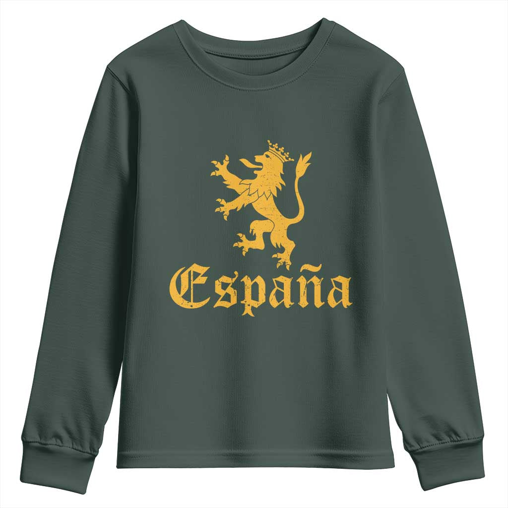 Espana Spain Lion Symbol Spanish Spaniard Pride Youth Sweatshirt