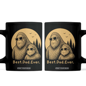 Vintage Best Dad Ever Bigfoot Papa Fathers Day Coffee Mug