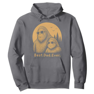 Vintage Best Dad Ever Bigfoot Papa Fathers Day Hoodie