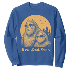 Vintage Best Dad Ever Bigfoot Papa Fathers Day Sweatshirt