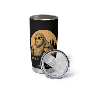 Vintage Best Dad Ever Bigfoot Papa Fathers Day Tumbler Cup