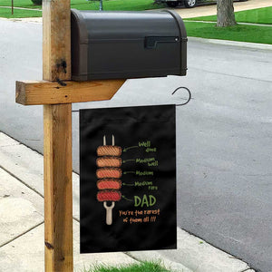Grill Dad Garden Flag You're The Rarest of Them All BBQ Father