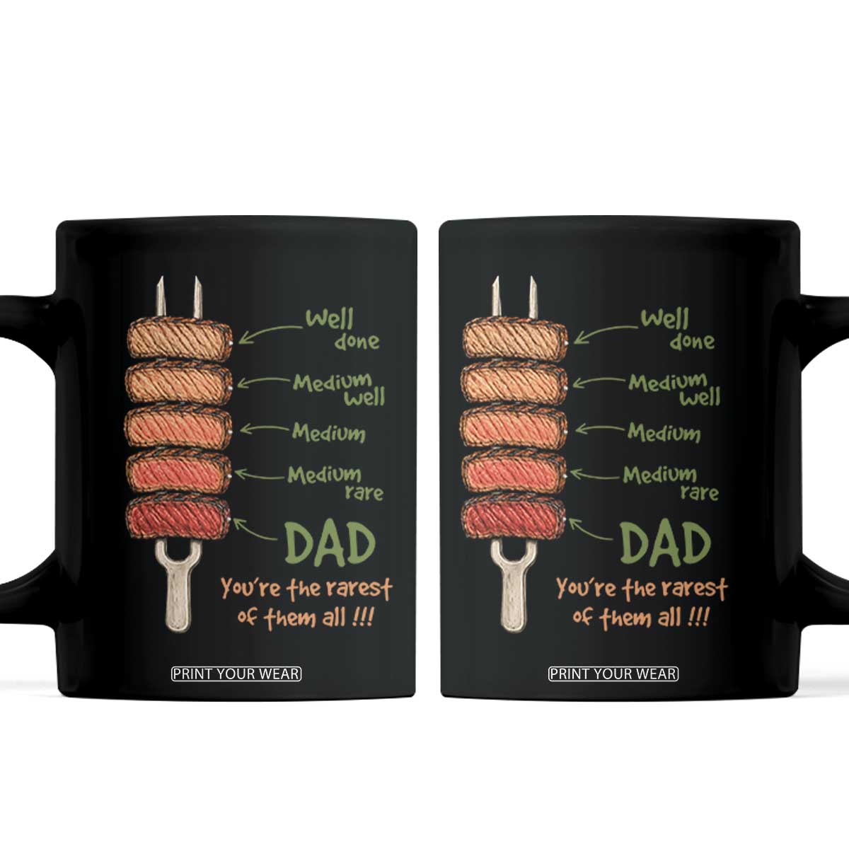 Grill Dad Coffee Mug You're The Rarest of Them All BBQ Father