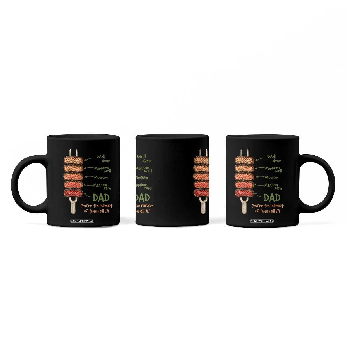 Grill Dad Coffee Mug You're The Rarest of Them All BBQ Father