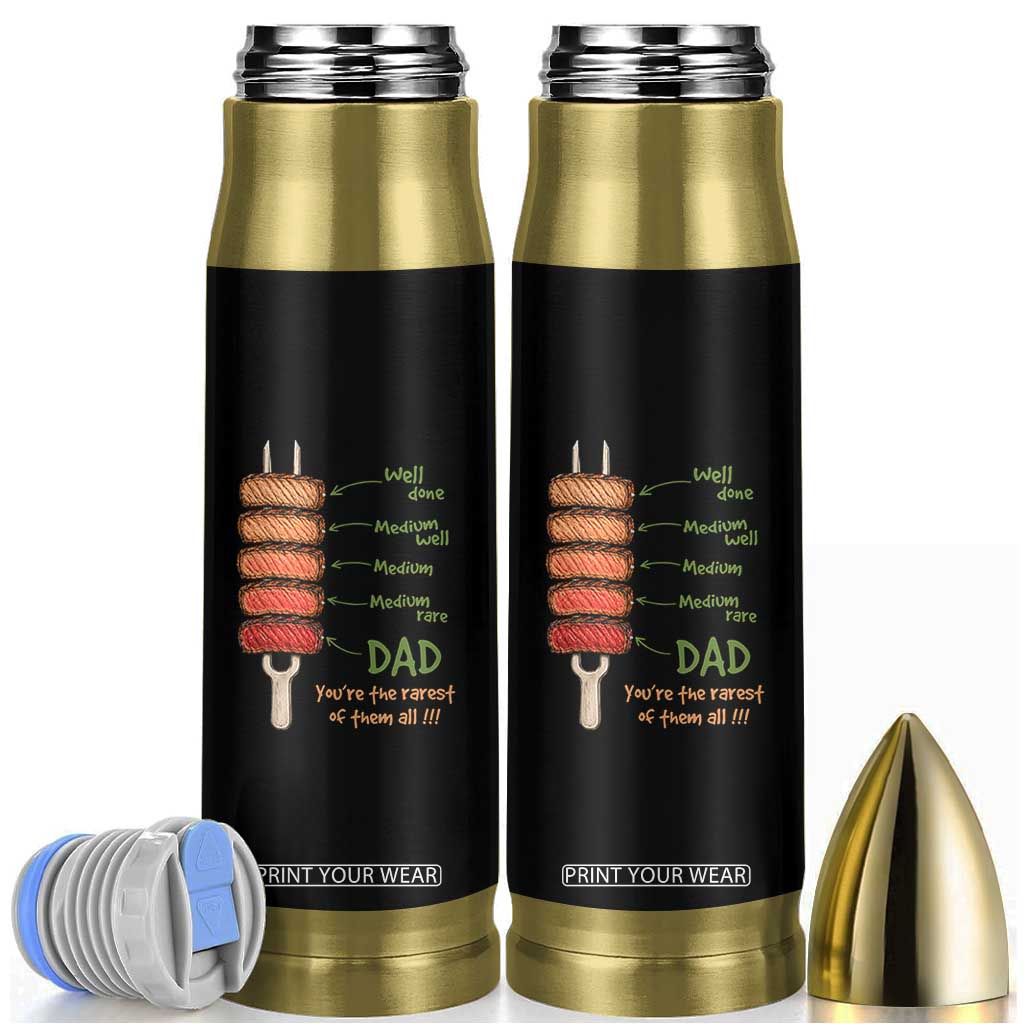 Grill Dad Bullet Tumbler You're The Rarest of Them All BBQ Father TS11 Black Print Your Wear