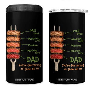 Grill Dad 4 in 1 Can Cooler Tumbler You're The Rarest of Them All BBQ Father