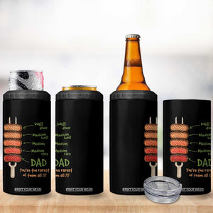 Grill Dad 4 in 1 Can Cooler Tumbler You're The Rarest of Them All BBQ Father