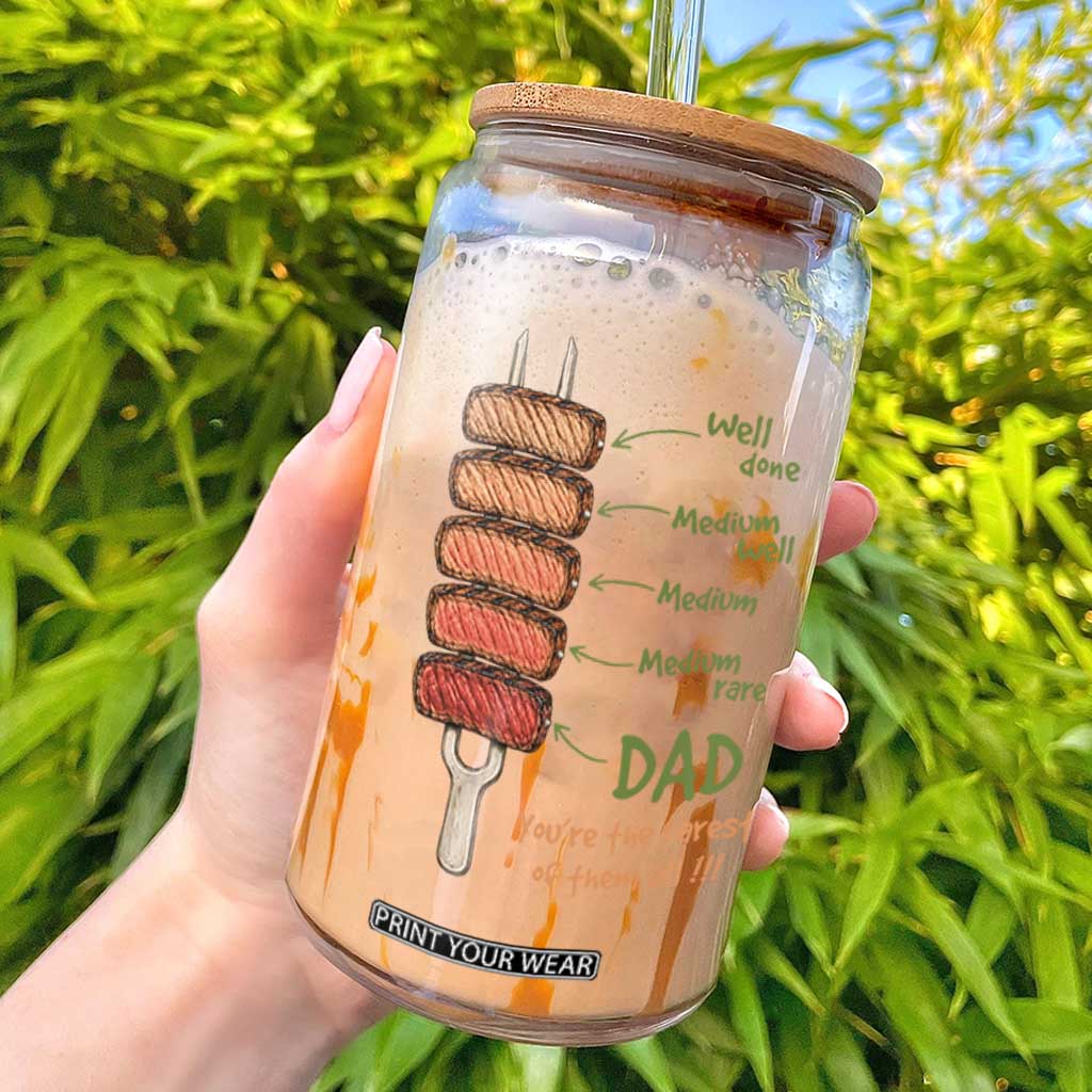 Grill Dad Glass Can You're The Rarest of Them All BBQ Father
